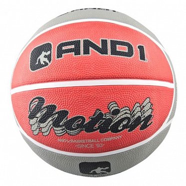 Баскетбольный мяч AND1 Motion Red/grey SF-T-000000041