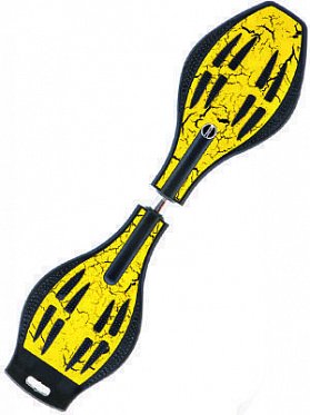 Двухколесный скейт Dragon Board surf, цвет желтый 59931