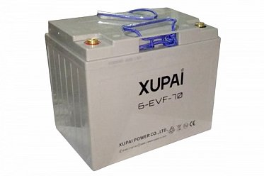 Тяговый гелевый аккумулятор XUPAI 6-EVF-70 (12V70AH) 021949