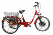 Трицикл Crolan 350W (Цвет: Красный)