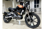 Электромотоцикл  Super Soco TC Max 2021 (Оранжевый спицы)