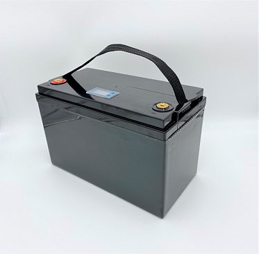 Аккумулятор 12В 100Ач LiFePo4 с индикацией заряда batc1700
