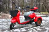 Электротрицикл Mytoy 1000 (Цвет: Красный)