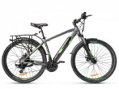 Велогибрид Eltreco Ultra Trend Up (Серо-зеленый-2501)