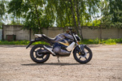 Электромотоцикл WHITE SIBERIA SUPER SOCO TS STREET HUNTER(Цвет:Черный)