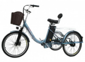 Электровелосипед GreenCamel Трайк-B (R24 500W 48V 20Ah) задний привод (Цвет: синий)