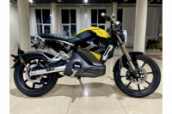 Электромотоцикл  Super Soco TC Max 2021 (Желтый колеса)