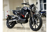 Электромотоцикл Super Soco TC MAX 4500W (Черный спицы)