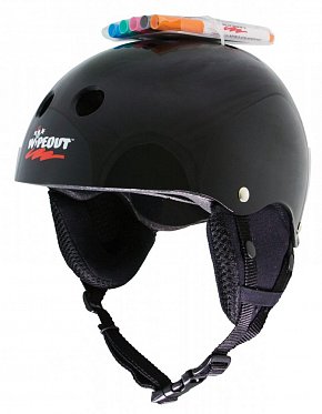Зимний шлем с фломастерами Wipeout Black 