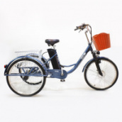 Электровелосипед GreenCamel Трайк-24 (R24 500W 48V 10Ah) (Цвет: синий)