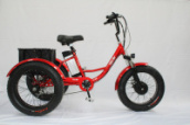 Электровелосипед GreenCamel Трайк-F20 (R20FAT 500W 48V12Ah) 7скор (Цвет: Красный)