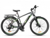 Велогибрид Eltreco Ultra MAX PRO (Черно-зеленый-2509)
