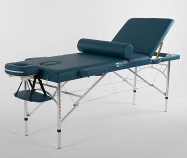 Складной массажный стол ErgoVita Master Alu Plus сине-зеленый ASK172512