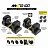 Гантель регулируемая MX Select MX70-100 EVO, рифленая стальная рукоять, вес 5.9-32.2 кг 