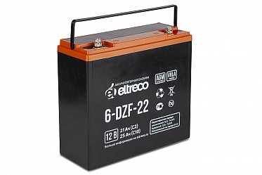 Тяговый аккумулятор ELTRECO 6-DZF-22 (6-DZF-20) (12V22A/H C2) 24391
