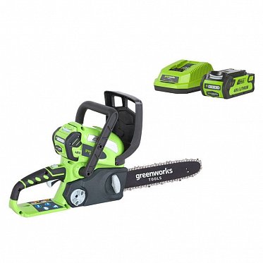 Аккумуляторная цепная пила Greenworks G-MAX 40V 30см Set 