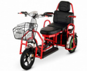 Трицикл Transporter Dual PRO Li-Ion, Цвет: Красный