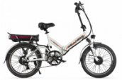 Электровелосипед WELLNESS City Dual 700w ( 36v/12Ah полноприводный) (Цвет: белый) 