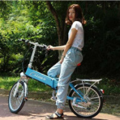Электровелосипед SLONY (Leikerandi) 240W (48V/10Ah) (Цвет: Голубой)