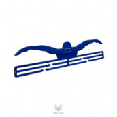 Держатель для медалей - Пловец (2 планки) (Цвет: Синий)