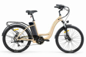 Велогибрид Eltreco White (Цвет: темно золотой)