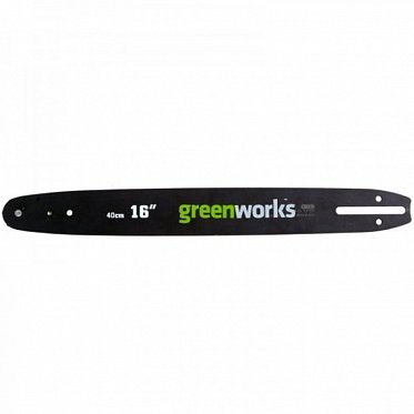 Шина цепной пилы Greenworks G-MAX 40V 40см 