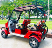Гольфкар GreenCamel A40 (4 seats 2500W 225/40-10' литые) (Цвет:Красный)