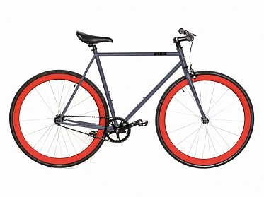 Велосипед Bear Bike Zurich (Серая матовая рама, рыжие обода) 592552
