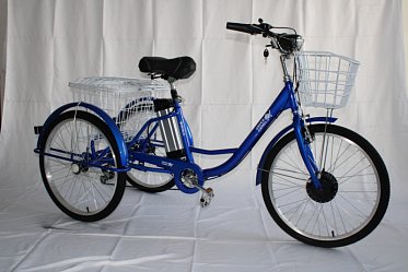 Электровелосипед GreenCamel Трайк-24 V3 (R24 350W 48V12Ah) 7 скор 