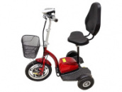 Электрический трицикл Zappy Runner 500W (48V/12Ah) (Цвет: Чёрно-красный)