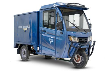 Грузовой электротрицикл Rutrike КАРГО Кабина Дуал NEXT обогрев 72V 2000W 24460