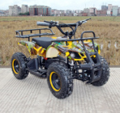 Квадроцикл GreenCamel Gobi K200 (36V 800W R6 Цепной привод) Цвет: Армейский-желтый, 30Ah Boston литиевая