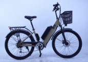 Электровелосипед FURENDO E-BUTTERFLY 350 коричнево-бежевый матовый