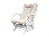 Массажное кресло-глайдер EGO BALANCE EG2003 (Цвет: крем; Ткань: Арпатек + светлые подлокотники)