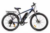 Электровелосипед Eltreco XT-850 (500W 36V/10,4Ah) 2019 (Цвет: Черно-синий)