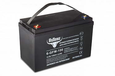 Тяговый гелевый аккумулятор RuTrike 6-GFM-100 (12V108A/H C20) Rut4586